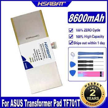 HSABAT C12P1305 8600mAh סוללה של מחשב נייד עבור ASUS Transformer Pad TF701T K00C לוח סוללות