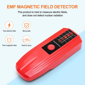 נייד קרינה אלקטרומגנטית גלאי כף יד עמיד עבור חריגה גל המחקר EMF בדיקה עבור מכשירים חשמליים