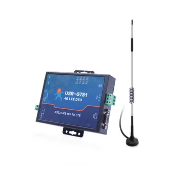 USR-G781 4G LTE תעשייתיים, מודמים סלולריים לספק סדרתי ו-Ethernet קישוריות PLC, RTU, אוגרי נתונים