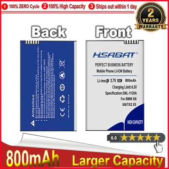 HSABAT 0 מחזור 800mAh סוללה עבור ב. מ. וו GT 5 6 7 X3GT57 i8 X3 X5 X6 5310le MKD35UP מפתח מרחוק באיכות גבוהה החלפת מצבר