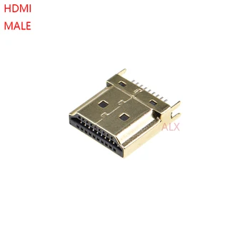 10PCS HDMI זכר ג 'ק/מחבר תקע 19PIN 19P 1.6 מ