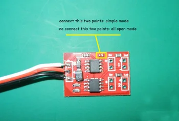 PWM מתג האור שליטה 3.6 V-5.5 V 2A בקר Dual-דרך פלט חלקי חילוף עבור DIY RC דגמים