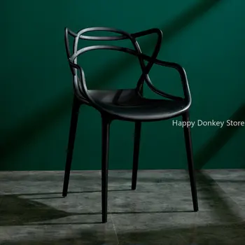 ייחודי המעצב המודרני כיסאות אביזרים חיצונית לבן נורדי כסאות אוכל מודרניים Muebles Poltrona עיצוב ריהוט גן