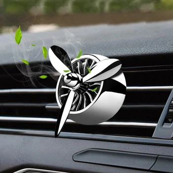 המכונית מיזוג ריח מטהר אוויר סגסוגת LED אוורור אוטומטי לשקע בושם קליפ טרי ארומטי ניחוח אווירת אור חדש