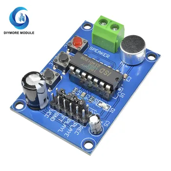 ISD1820 הקול מודול DC3-5V 10 נשמע קול הקלטת לולאה/לרענן השמעה לוח Arduino מיקרופון רמקול מיני
