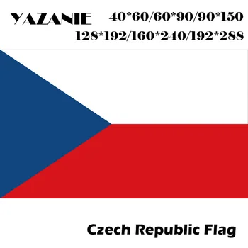 YAZANIE 60*90 סנטימטרי/90*150cm/120*180cm/160*240cm צ ' כיה דגל פעילויות חוצות לחגוג לוגו באנר גדול דגלים בהזמנה אישית