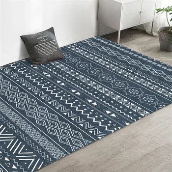 מודרני מצולעים מרוקאי Homestay השטיח בסלון נורדי השינה מחקר שטח גדול ומקושט בוהמי צבע סגנון שטיח הרצפה