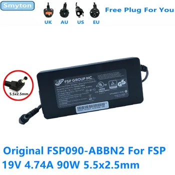 מקורי FSP FSP090-ABBN2 AC החלפת מתאם חשמל עבור 19V 4.74 A 90W 5.5x2.5 מ 