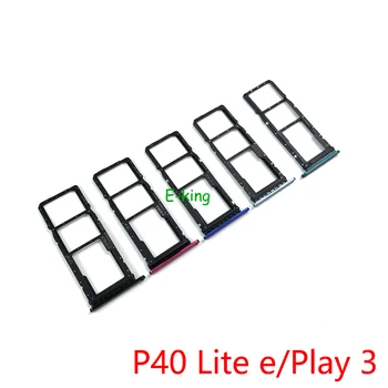 עבור Huawei P40 לייט E הכבוד לשחק 3 חריץ לכרטיס Sim מגש מחזיק כרטיס ה-Sim קורא שקע