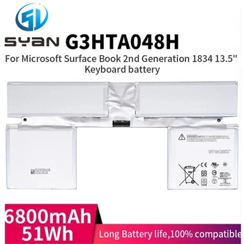 SYan 1834 מקלדת סוללה עבור Microsoft Surface ספר 2 13.5 שולחן מחשב סוללה G3HTA021H G3HTA023H G3HTA024H G3HTA048H