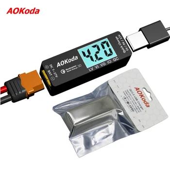 AOKoda QC3.0 מהיר מטען, ממיר מתאם שאיבת שומן סוללה xt60 USB כוח עבור Smartphone Tablet PC טלפון חלק DIY