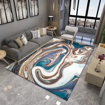 נורדי גריי שטיחים עבור הסלון קישוט שטיחים עבור עיצוב חדר השינה השטיח ספה שולחנות קפה באזור השטיח הביתה החלקה שטיח הרצפה