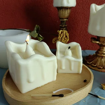 יצירתי צרפתי נר סיליקון עובש חגיגי ורומנטי קישוט תוצרת בית מלאכה מתנה עושה אביזרים למטבח