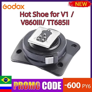 Godox V1 V860III TT685II פלאש מתאם נעליים חם V860 V1S V1C V1N V1F כיסוי עבור קנון ניקון, אולימפוס, פנסוניק, Pentax DSLR מצלמה
