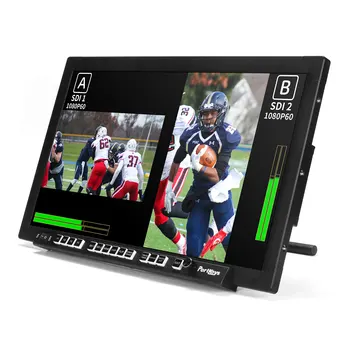 Portkeys MT22DS 21.5 אינץ שידור ייצור צג HDMI 3G-SDI 2 מסכים מפוצלים מנהל מוניטור אלחוטי שידור וידאו