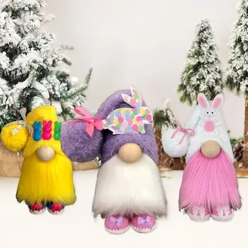 פנים Gnome צעצוע סופר רך חמוד מראה האף הגדול בובת צעצוע גמד חסר פנים בובת חג הפסחא המפלגה קישוט אספקה הביתה