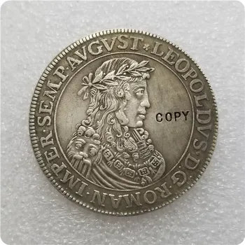 אוסטריה-תלר-1683-ליאופולד להעתיק המטבע מטבעות הנצחה-העתק מטבעות מדליית מטבעות אספנות