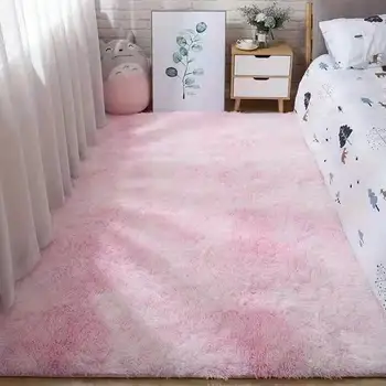 קטיפה שאגי רכים, שטיחים עבור הסלון ילד בחדר לטפס שטיחים בבית הרצפה שטיח נגד החלקה-4 ס 