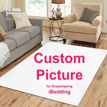 התאמה אישית Dropshipping מודפס מלבן שטיחים השטיח למבוגרים יוגה מחצלות סלון דקורטיבי בבית שטיחים שטח