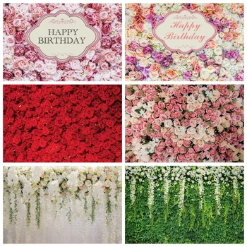 פרחים פרח קיר לחתונה רקע לצילום כלה מקלחת תינוק יום הולדת, Mariage טקס רקע תפאורה סטודיו לצילום