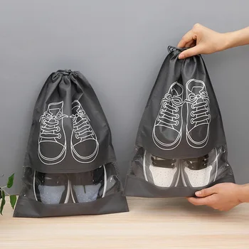 נעליים שקיות אחסון בארון, ארגונית ארוגים נסיעות נייד תיק עמיד למים כיס בגדים מסווג תלוי תיק