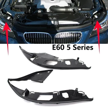 זוג L+R העליון פנס עדשת כיסוי מעטפת Seal אטם על -BMW E60 5-סדרת 2004-2010 63126934511 63126934512